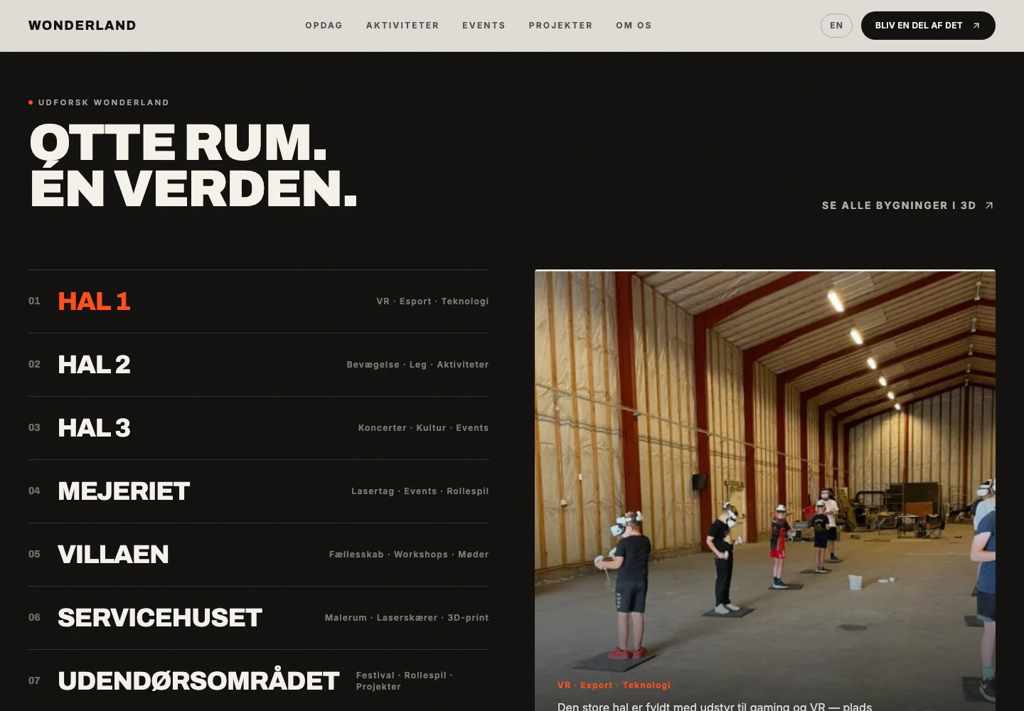 Otte rum. Mange muligheder. — skærmbillede af kuwo.dk